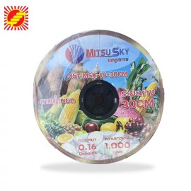 สายน้ำหยด ระยะห่าง 30 เซนติเมตร ยาว 1000 เมตร เทปน้ำหยดราคาส่ง